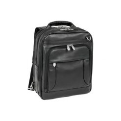 Plecak MCKLEIN Lincoln Park 15.6 cali Czarny. Czarne torby męskie skórzane Mcklein, bez wzorów, ze skóry, eleganckie. Za 1320,99 zł.