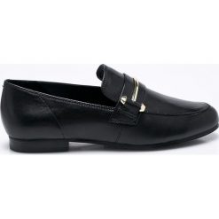 Steve Madden - Półbuty Kerry Loafer. Czarne mokasyny damskie Steve Madden, ze skóry. W wyprzedaży za 269,90 zł.