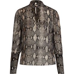 Bluzka Marciano Guess 94G460 8791Z. Pomarańczowe bluzki damskie MARCIANO GUESS, z aplikacjami, z jedwabiu, bez kołnierzyka, bez rękawów. W wyprzedaży za 359,00 zł.