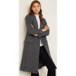 Mango - Płaszcz Navigli. Czarne płaszcze damskie marki Mango, s, z bawełny, klasyczne. W wyprzedaży za 349,90 zł.
