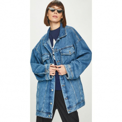 Pepe Jeans - Kurtka Marley. Niebieskie kurtki damskie marki Pepe Jeans, s, z bawełny. Za 599,90 zł.