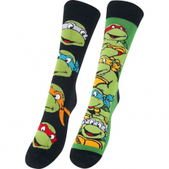 Ninja Turtles - The Next Mutation Ninja Turtles Logo Skarpetki wielokolorowy. Czarne skarpetki męskie Ninja Turtles - The Next Mutation. Za 54,90 zł.