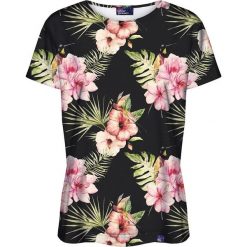 Colour Pleasure Koszulka damska CP-030 159 czarno-różowa r. XXXL/XXXXL. Czarne bluzki damskie marki Colour pleasure. Za 70,35 zł.