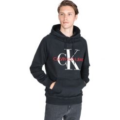 Calvin Klein Monogram Bluza Czarny. Czarne bluzy męskie Calvin Klein, xl, z nadrukiem, z bawełny, bez kołnierzyka, bez rękawów, bez kaptura. Za 369,95 zł.