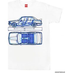 Koszulka BMW 3 tshirt. Białe koszulki męskie Pakamera, m, z nadrukiem, bez kołnierzyka, z krótkim rękawem, krótkie. Za 77,00 zł.