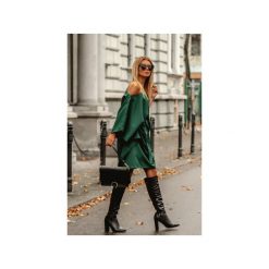 Piękna sukienka Milano ooh la la. Czarne sukienki damskie Ooh la la, bez wzorów, eleganckie, bez kołnierzyka, bez rękawów. Za 179,00 zł.