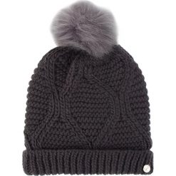Czapka GUESS - Not Coordinated Wool AW6801 WOL01 GRY. Szare czapki damskie marki Guess, z aplikacjami, z materiału. W wyprzedaży za 139,00 zł.