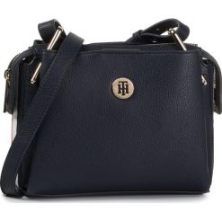 Torebka TOMMY HILFIGER - Th Core Crossover Corp AW0AW07506 0G7. Niebieskie listonoszki damskie TOMMY HILFIGER, bez wzorów, ze skóry, lakierowane, bez dodatków. Za 449,00 zł.