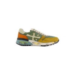Buty Premiata MICK 3754. Zielone trampki męskie Premiata, bez wzorów, bez zapięcia. Za 809,32 zł.