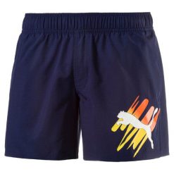 Puma Spodenki Style Summer Big Cat Shorts Peacoat Xl. Niebieskie spodenki i szorty męskie marki Puma, xl, sportowe, na fitness i siłownię. W wyprzedaży za 99,00 zł.