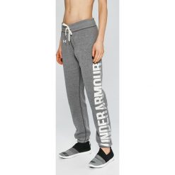 Under Armour - Spodnie. Szare spodnie sportowe damskie marki Under Armour, s, z bawełny. W wyprzedaży za 119,90 zł.