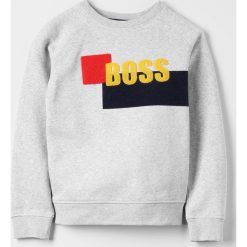 BOSS Kidswear Bluza hell graumeliert. Szare bluzy chłopięce marki BOSS Kidswear, z bawełny. Za 369,00 zł.