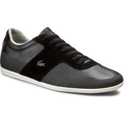 Sneakersy LACOSTE - Turnier 316 1 7-32CAM0052024 Blk. Czarne sneakersy męskie marki Lacoste, na co dzień, bez wzorów, z zamszu, bez zapięcia. W wyprzedaży za 429,00 zł.