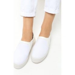 Trampki i tenisówki damskie: Białe Slip On Belli
