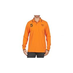 Koszulki polo z długim rękawem Hackett AMR DOUBLE TIP. Pomarańczowe koszulki męskie Hackett, s, bez wzorów, polo, z długim rękawem, długie. Za 353,40 zł.