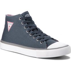 Trampki GUESS - FMWAL3 FAB12 DEEP. Szare półbuty męskie Guess, z aplikacjami, z gumy, bez zapięcia. W wyprzedaży za 189,00 zł.