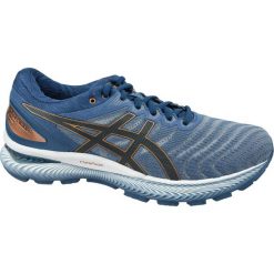 Asics Gel-Nimbus 22 1011A680-023 46,5 Niebieskie. Niebieskie buty sportowe męskie Asics, bez zapięcia, do biegania. Za 750,00 zł.