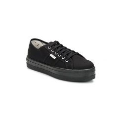 Buty Victoria BLUCHER LONA PLATAFORMA. Czarne trampki i tenisówki damskie Victoria, bez wzorów, bez zapięcia. Za 197,44 zł.