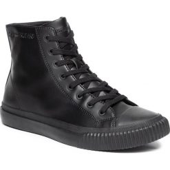 Trampki CALVIN KLEIN JEANS - Icaro Nappa Smooth S1736 Black. Czarne półbuty męskie Calvin Klein Jeans, bez wzorów, z jeansu, bez zapięcia. Za 519,00 zł.