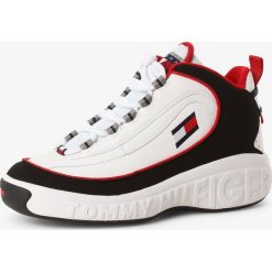 Tommy Jeans - Tenisówki damskie z dodatkiem skóry – Heritage Lace Up, biały. Białe trampki i tenisówki damskie Tommy Jeans, bez wzorów, z jeansu, bez zapięcia. Za 579,95 zł.