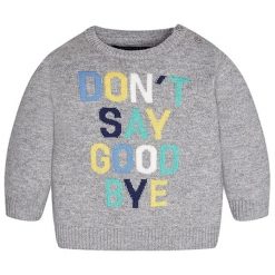 Sweter w kolorze szarym. Szare swetry niemowlęce Mayoral, Keen, bez wzorów. W wyprzedaży za 77,95 zł.