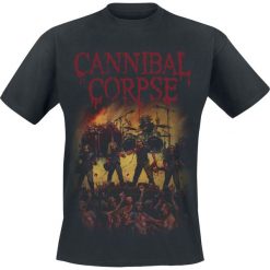 T-shirty męskie z nadrukiem: Cannibal Corpse One with the dead T-Shirt czarny