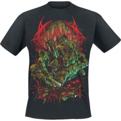 Bloodbath Eaten T-Shirt czarny. Czarne t-shirty męskie Bloodbath, m, z napisami, z dekoltem na plecach. Za 74,90 zł.