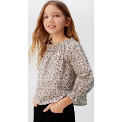 Mango Kids - Koszula dziecięca Marta 110-164 cm. Bluzki dziewczęce Mango Kids, bez wzorów, z bawełny, bez kołnierzyka, z długim rękawem, długie, bez kaptura. Za 89,90 zł.