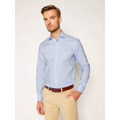 Koszula Tommy Hilfiger Tailored Oxford Check Classic TT0TT07818. Niebieskie koszule męskie Tommy Hilfiger Tailored, m, bez wzorów, biznesowe, bez kołnierzyka, bez rękawów. Za 299,00 zł.