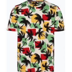 Tommy Hilfiger - T-shirt męski, beżowy. Brązowe t-shirty męskie TOMMY HILFIGER, s, z nadrukiem, z bawełny, bez kołnierzyka. Za 229,95 zł.