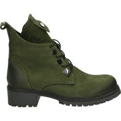 Botki - 89130 GREEN. Brązowe botki damskie skórzane marki Venezia. Za 329,00 zł.