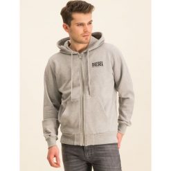 Bluza Diesel S-Gir 00SAV1 0BAWT. Szare bluzy męskie Diesel, s, bez wzorów, z bawełny, bez kołnierzyka, bez rękawów, bez kaptura. W wyprzedaży za 559,00 zł.