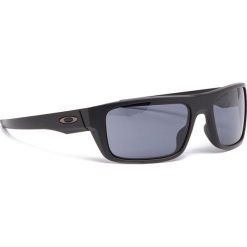 Okulary przeciwsłoneczne OAKLEY - Drop Point OO9367-0160 Matte Black/Grey. Czarne okulary przeciwsłoneczne męskie marki Oakley, z tworzywa sztucznego. W wyprzedaży za 449,00 zł.
