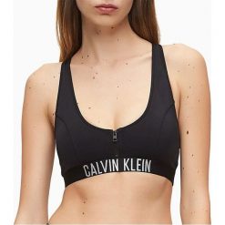 Calvin Klein Biustonosz kąpielowy damski z suwakiem Bralette-Rp KW0KW00918-BEH Pvh Black (Rozmiar XS). Czarne stroje kąpielowe damskie Calvin Klein, xs, bez wzorów, z gumy, sportowe. W wyprzedaży za 184,00 zł.