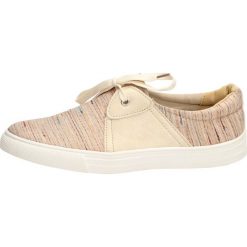 Tenisówki damskie KYLIE CRAZY 1771202 BEIGE. Brązowe trampki i tenisówki damskie Kylie Crazy, bez wzorów, bez zapięcia. W wyprzedaży za 40,00 zł.