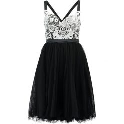 Sukienki: Chi Chi London Petite MILOU Sukienka koktajlowa black/cream