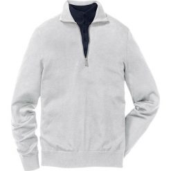 Swetry męskie: Sweter Regular Fit bonprix jasnoszary melanż