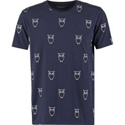 T-shirty męskie z nadrukiem: Knowledge Cotton Apparel Tshirt z nadrukiem navy