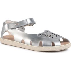 Sandały CAMPER - Tws Kids K800300-002 D Grey. Szare sandały dziewczęce Camper, ze skóry, bez zapięcia. W wyprzedaży za 199,00 zł.
