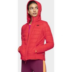 Kurtka puchowa damska KUDP200 - pomarańcz. Czarne kurtki damskie xl, z puchu, primaloft. W wyprzedaży za 199,99 zł.