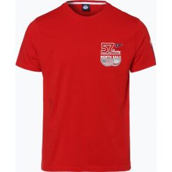North Sails - T-shirt męski, czerwony. Czerwone t-shirty męskie marki North Sails, m, z bawełny. Za 229,95 zł.