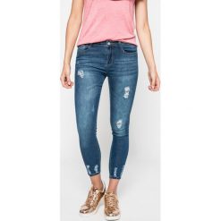 Answear - Jeansy Blossom Mood. Niebieskie rurki damskie ANSWEAR, z bawełny. W wyprzedaży za 89,90 zł.