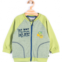 Bluza. Zielone bluzy chłopięce marki Cars, z bawełny. Za 29,90 zł.