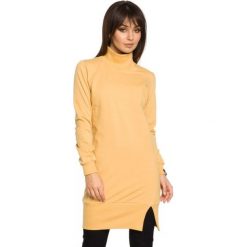 BeWear tunika damska XL zółty. Żółte tuniki damskie BeWear, xl, bez wzorów, bez kołnierzyka, bez rękawów. Za 179,00 zł.