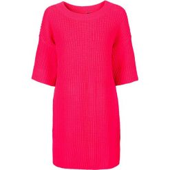Swetry oversize damskie: Sweter „oversized” bonprix różowy
