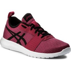 Buty ASICS - Kanmei Gs C745N Cosmo PInk/Black/Plune 2090. Czerwone buty do biegania damskie Asics, z materiału. W wyprzedaży za 159,00 zł.
