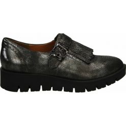 Mokasyny - 4040 ARGENTO. Szare mokasyny damskie marki Venezia, ze skóry. Za 169,00 zł.