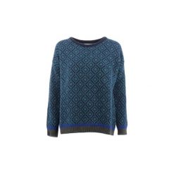 Swetry Penn Rich Woolrich F MICRO PATTERN. Niebieskie swetry damskie Penn Rich Woolrich, s, bez wzorów, bez rękawów, bez kaptura. Za 366,35 zł.