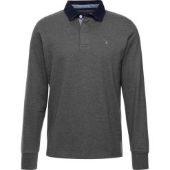 GANT THE ORIGINAL HEAVY RUGGER Koszulka polo charcoal melange. Szare koszulki polo męskie marki GANT, m, z bawełny, z długim rękawem. Za 379,00 zł.