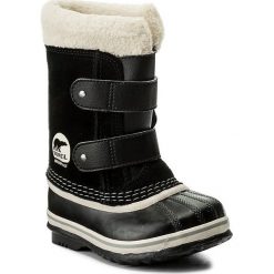 Śniegowce SOREL - Childrens 1964 Pac Strap NC1876/1638011010 Black 010. Czarne śniegowce dziewczęce marki Sorel. W wyprzedaży za 229,00 zł.